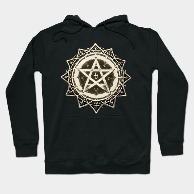 Pentagram Sigil Art design Hoodie by Pikmi